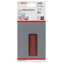 Bosch Punched Hook and Loop Sanding Sheets - 93mm x 186mm, 240g, Pack of 10