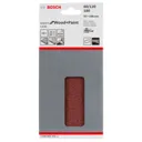 Bosch Punched Hook and Loop Sanding Sheets - 93mm x 186mm, Assorted, Pack of 10