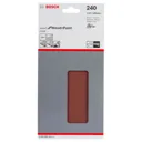 Bosch Punched Hook and Loop Sanding Sheets - 115mm x 230mm, 240g, Pack of 10