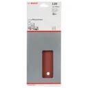Bosch C430 Punched Clip On 1/2 Sanding Sheets - 115mm x 280mm, 120g, Pack of 10