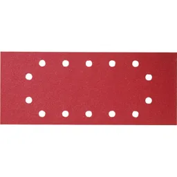 Bosch C430 Punched Clip On 1/2 Sanding Sheets - 115mm x 280mm, 120g, Pack of 10