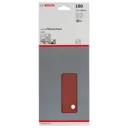 Bosch C430 Punched Clip On 1/2 Sanding Sheets - 115mm x 280mm, 180g, Pack of 10