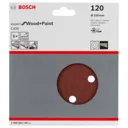 Bosch Red Wood Sanding Disc 150mm - 150mm, 120g, Pack of 5