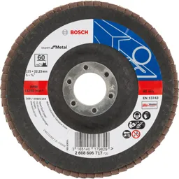 Bosch Expert X551 for Metal Angled Flap Disc - 125mm, 60g, Pack of 1