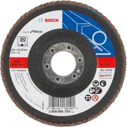 Bosch Expert X551 for Metal Angled Flap Disc - 115mm, 80g, Pack of 1