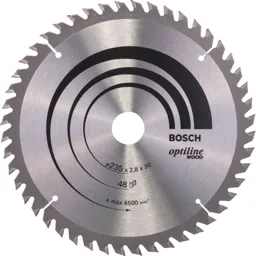 Bosch Optiline Wood Cutting Saw Blade - 235mm, 48T, 30mm
