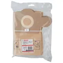 Bosch Paper Filter Bags for PAS 11-21, 12-17 & 12-27F - Pack of 5