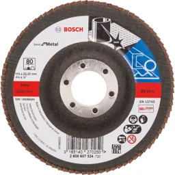 Bosch X571 Best for Metal Straight Flap Disc - 115mm, 80g, Pack of 1