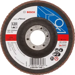 Bosch Expert X551 for Metal Angled Flap Disc - 115mm, 120g, Pack of 1