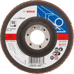 Bosch Expert X551 for Metal Flap Disc - 115mm, 60g, Pack of 1