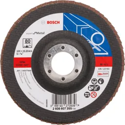 Bosch Expert X551 for Metal Flap Disc - 125mm, 80g, Pack of 1