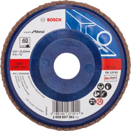 Bosch Expert X551 for Metal Straight Flap Disc - 115mm, 40g, Pack of 1