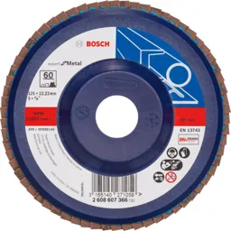 Bosch Expert X551 for Metal Straight Flap Disc - 125mm, 60g, Pack of 1