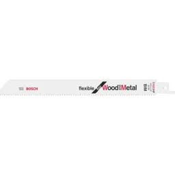 Bosch S1022HF Wood and Metal Cutting Reciprocating Saw Blades - Pack of 100