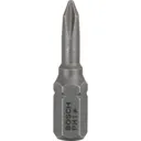 Bosch Extra Hard Phillips Screwdriver Bits - PH1, 25mm, Pack of 3