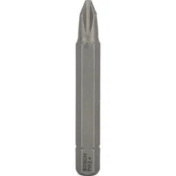 Bosch Extra Hard Phillips Screwdriver Bits - PH2, 50mm, Pack of 3