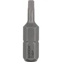 Bosch Extra Hard Torx Screwdriver Bit - T10, 25mm, Pack of 3