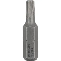 Bosch Extra Hard Torx Screwdriver Bit - T20, 25mm, Pack of 3
