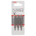 Bosch 3 Piece Double Ended Phillips and Slotted Screwdriver Bit Set