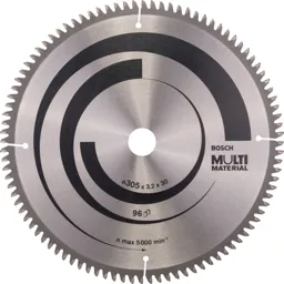 Bosch Multi Material Cutting Mitre and Table Saw Blade - 305mm, 96T, 30mm