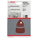 Bosch Wood Assorted Sanding Sheet For Multi Sanders - 93mm x 102mm, Assorted, Pack of 25