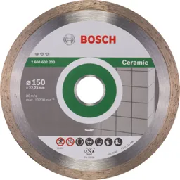 Bosch Diamond Cutting Disc for Ceramic , Porcelain and Stone - 150mm