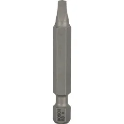 Bosch Square Extra Hard Screwdriver Bit - R3 Square, 50mm, Pack of 3
