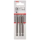 Bosch Square Extra Hard Screwdriver Bit - R2 Square, 89mm, Pack of 3