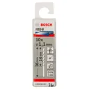 Bosch HSS-G Drill Bit - 1.1mm, Pack of 10