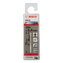 Bosch HSS-G Drill Bit - 3.4mm, Pack of 10