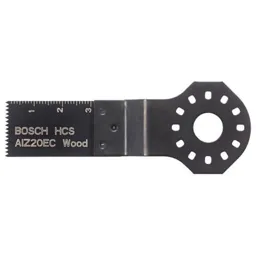 Bosch AIZ 20 EC Wood HCS Oscillating Multi Tool Plunge Saw Blade - 20mm, Pack of 5
