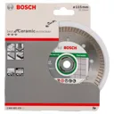 Bosch Best Extraclean Turbo Diamond Disc for Ceramics - 115mm