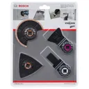 Bosch 4 Piece Grout and Tiling Starlock Oscillating Multi Tool Blade Set