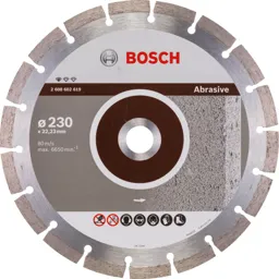 Bosch Diamond Disc Standard for Abrasive Materials - 230mm