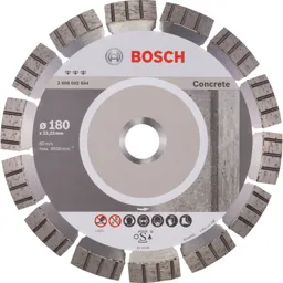 Bosch Best Concrete Diamond Cutting Disc - 180mm