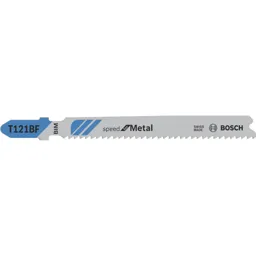 Bosch T121BF Speed Metal Cutting Jigsaw Blade - Pack of 3