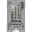 Bosch 5 Piece Masonry Drill Bit Set