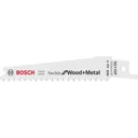 Bosch S511DF Flexible Wood and Metal Cutting Reciprocating Saw Blades - Pack of 2