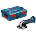 Bosch GWS18 Cordless Angle Grinder 115mm (Body Only) in L-Boxx