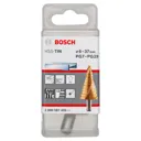 Bosch HSS-TiN Step Drill Bit - 6mm - 37mm