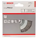 Bosch 0.5mm Crimped Wire Wheel Brush - 115mm, M14 Thread