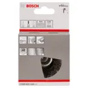 Bosch 0.3mm Crimped Inox Steel Wire Brush - 60mm, 6mm Shank