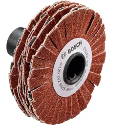 Bosch SW Lamella Abrasive Flap Wheel for PRR 250 ES - 60mm, 15mm, 80g