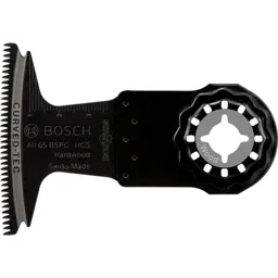 Bosch AII 65 BSPC HCS Hard Wood Starlock Oscillating Multi Tool Plunge Saw Blade - 65mm, Pack of 5