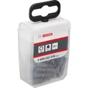 Bosch Expert Tic Tac Box Extra Hard Torx Screwdriver Bits - TX25, 25mm, Pack of 25