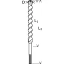 Bosch M4 SDS Max Masonry Drill Bit - 24mm, 320mm, Pack of 1