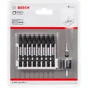 Bosch 9 Piece Double Ended Impact PH2 / PZ2 Screwdriver Bit Set and Magnetic Sleeve