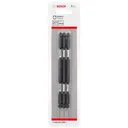 Bosch Impact Double Ended Pozi Screwdriver Bit - PZ2, 150mm, Pack of 3