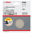 Bosch M480 115mm Net Abrasive Sanding Disc - 115mm, 80g, Pack of 5