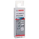 Bosch HSS PointTeQ Drill Bit - 2.1mm, Pack of 10
